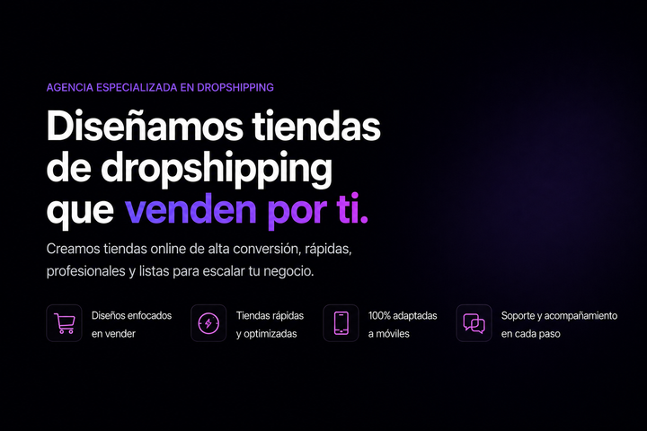 Servicio de tienda Dropshipping — Didafy