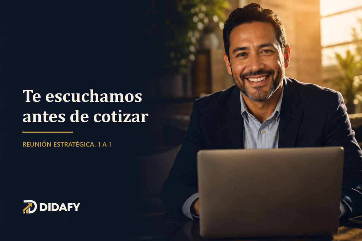 Te escuchamos antes de cotizar: reunión estratégica 1 a 1